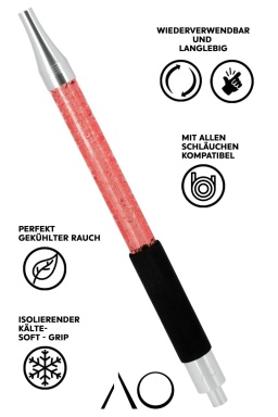 AO Ice Stick Schlauchset mit 18/8 Schlauchanschluss - Rot