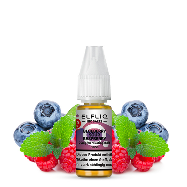 Elfbar Elfliq 10ml 20mg - Blueberry Sour Raspberry