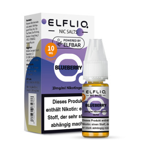 Elfbar Elfliq 10ml 10mg - Blueberry