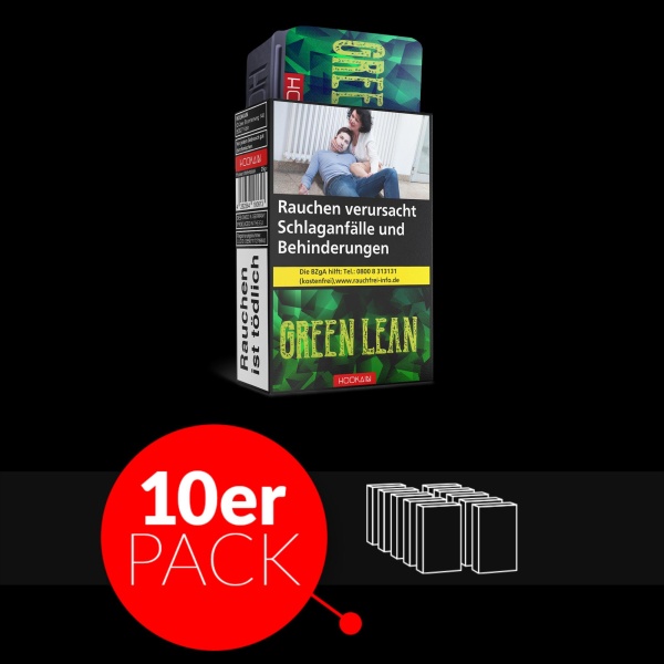 Hookain Tabak 10 x 25g - Green Lean