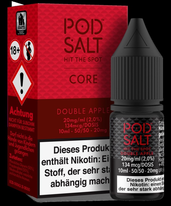 Pod Salt Core Liquid 10ml 20mg - Double Apple