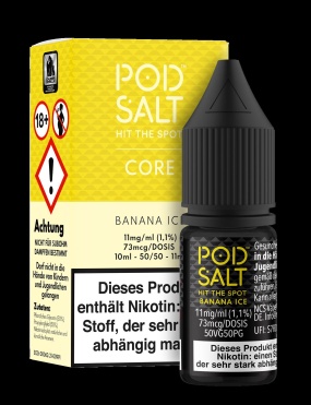 Pod Salt Core Liquid 10ml 11mg - Banana Ice