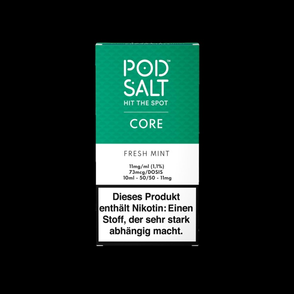Pod Salt Core Liquid 10ml 11mg - Fresh Mint