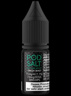 Pod Salt Core Liquid 10ml 11mg - Fresh Mint