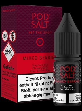 Pod Salt Core Liquid 10ml 11mg - Mixed Berries