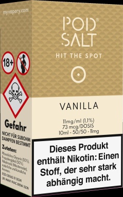 Pod Salt Core Liquid 10ml 11mg - Vanilla