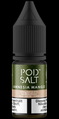 Pod Salt Fusions Liquid 10ml 20mg - Amnesia Mango