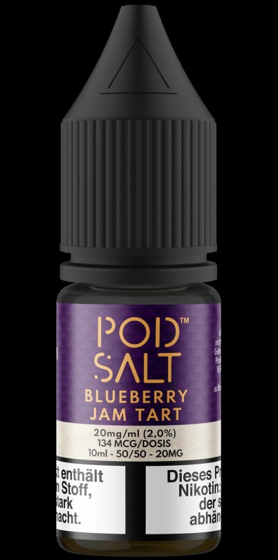 Pod Salt Fusions Liquid 10ml 20mg - Blueberry Jam Tart