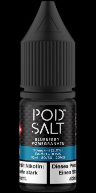 Pod Salt Fusions Liquid 10ml 20mg - Blueberry Pomegranate