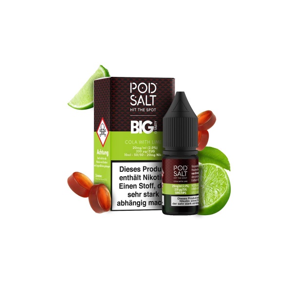 Pod Salt Fusions Liquid 10ml 20mg - Cola Lime
