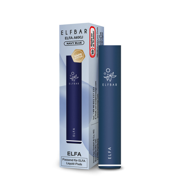 Elfbar Elfa Basisgerät - Einweg E-Shisha 20mg/ml Nikotin - Navy Blue
