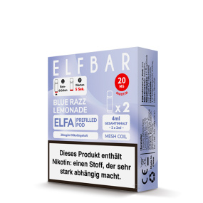 ELFBAR ELFA Liquid Pod 2er Pack (2 x 2ml) 20mg Nikotin - Blue Razz Lemonade