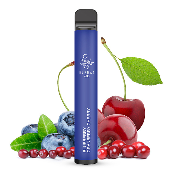 Elfbar - Einweg E-Shisha ca. 600 Züge - Blueberry Cranberry Cherry - 20 mg/ml