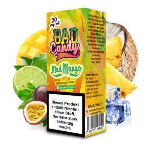 Bad Candy Nikotinsalz Liquid 10ml 20mg - Mad Mango