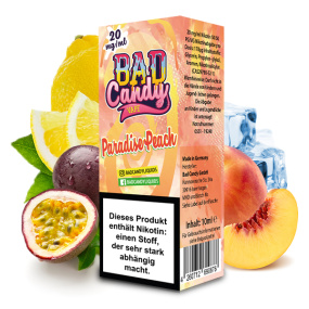 Bad Candy Nikotinsalz Liquid 10ml 20mg - Paradise Peach