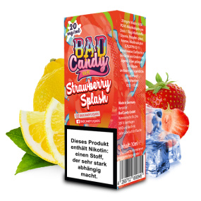 Bad Candy Nikotinsalz Liquid 10ml 20mg - Strawberry Splash