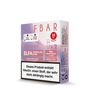 ELFBAR ELFA Liquid Pod 2er Pack (2 x 2ml) 20mg Nikotin - Peach Ice