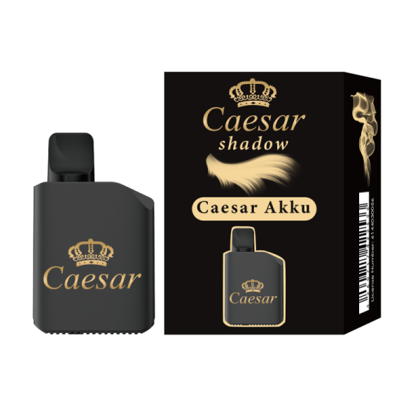 Caesar Shadow - Shadow Akku (Basisgerät) - Wiederaufladbare E-Shisha – Black