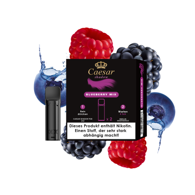 Caesar Shadow Liquid Pod 2er Pack (2 x 2ml) 20mg Nikotin - Blueberry Mix