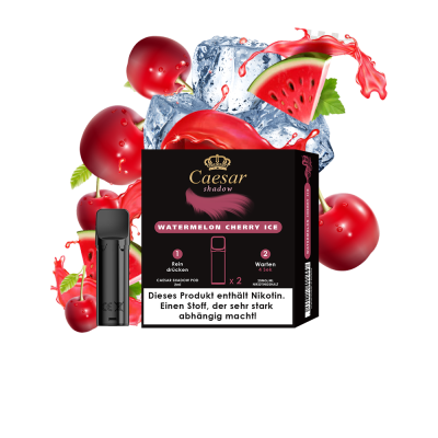 Caesar Shadow Liquid Pod 2er Pack (2 x 2ml) 20mg Nikotin - Watermelon Cherry Ice