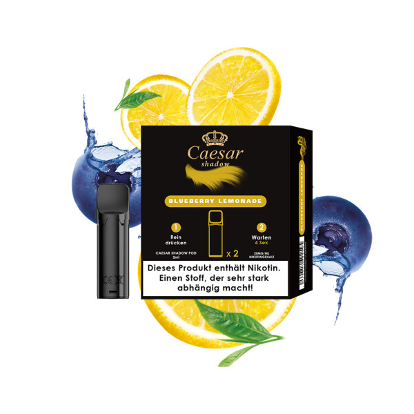 Caesar Shadow Liquid Pod 2er Pack (2 x 2ml) 20mg Nikotin - Blueberry Lemonade