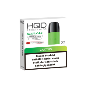 HQD Cirak Liquid Pod 2er Pack (2 x 2ml) 18mg Nikotin - Cactus