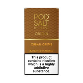 Pod Salt Origin Liquid 10ml 20mg - Cuban Créme