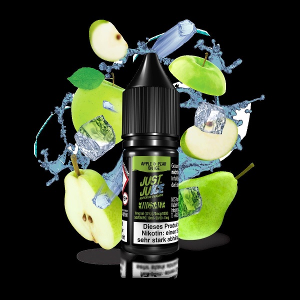 Just Juice Liquid 10ml 11mg - Apple & Pear on Ice