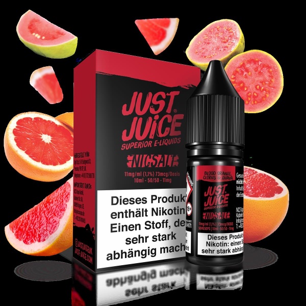 Just Juice Liquid 10ml 11mg - Blood Orange, Citrus & Guava