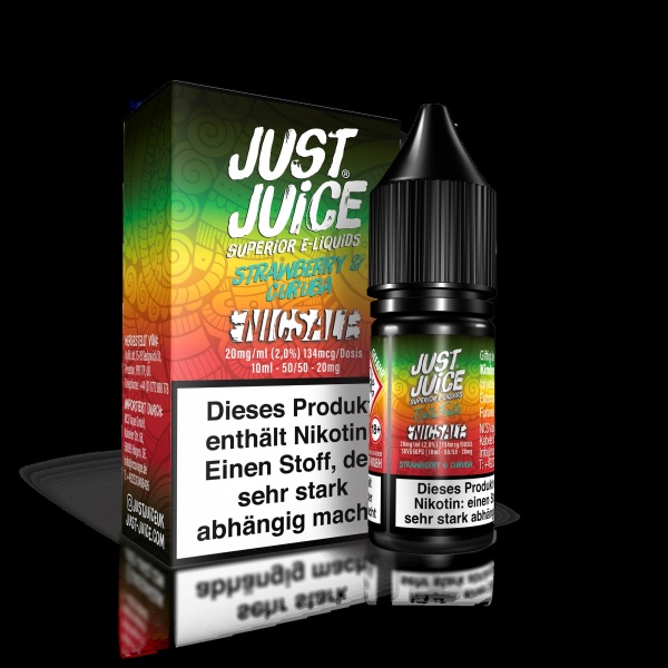 Just Juice Liquid 10ml 20mg - Strawberry & Curuba