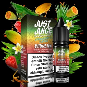 Just Juice Liquid 10ml 20mg - Strawberry & Curuba