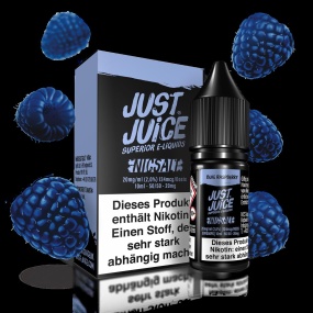 Just Juice Liquid 10ml 20mg - Blue Raspberry