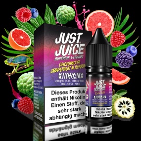 Just Juice Liquid 10ml 20mg - Cherimoya Grapefruit & Berries