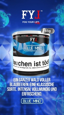 Fog Your Law Dry Base mit Aroma 65g - Blue Mind