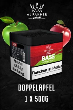 Al Fakher Dry Base mit Aroma 500g - Double Crunch
