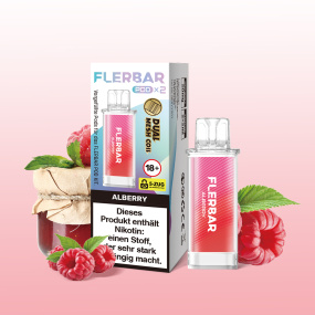Flerbar Liquid Pod 2er Pack (2 x 2ml) 20mg Nikotin - Alberry