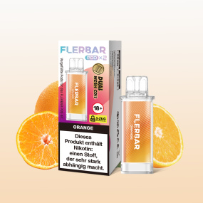 Flerbar Liquid Pod 2er Pack (2 x 2ml) 20mg Nikotin - Orange