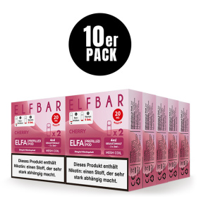 ELFBAR ELFA Liquid Pod 2er Pack (2 x 2ml) 20mg Nikotin - Cherry 10er Pack