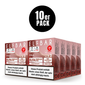 ELFBAR ELFA Liquid Pod 2er Pack (2 x 2ml) 20mg Nikotin - Cola 10er Pack