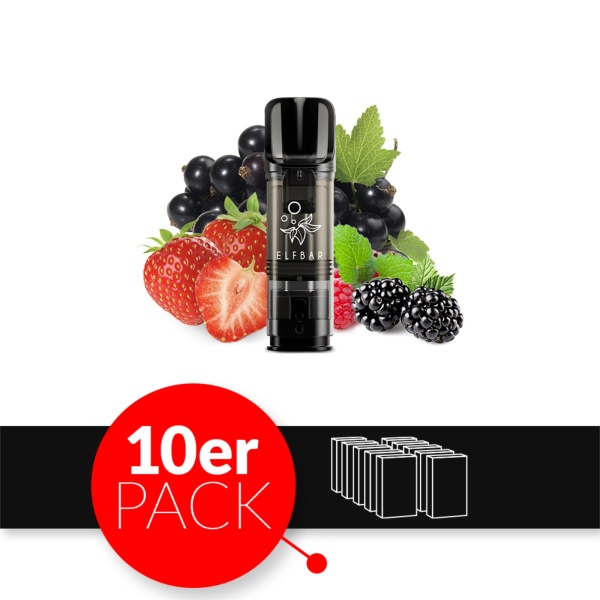 ELFBAR ELFA Liquid Pod 2er Pack (2 x 2ml) 20mg Nikotin - Mix Berries 10er Pack
