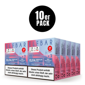 ELFBAR ELFA Liquid Pod 2er Pack (2 x 2ml) 20mg Nikotin - Mix Berries 10er Pack