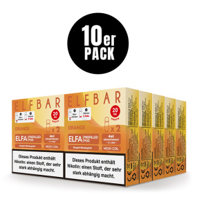 ELFBAR ELFA Liquid Pod 2er Pack (2 x 2ml) 20mg Nikotin - Orange 10er Pack