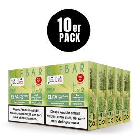 ELFBAR ELFA Liquid Pod 2er Pack (2 x 2ml) 20mg Nikotin - Pear 10er Pack