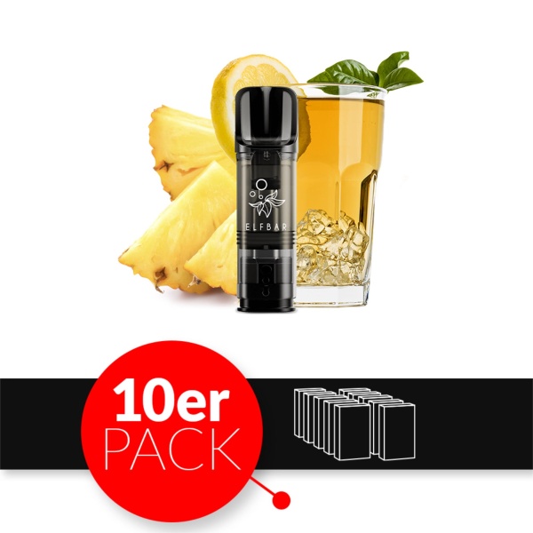 ELFBAR ELFA Liquid Pod 2er Pack (2 x 2ml) 20mg Nikotin - Pineapple Lemon QI 10er Pack