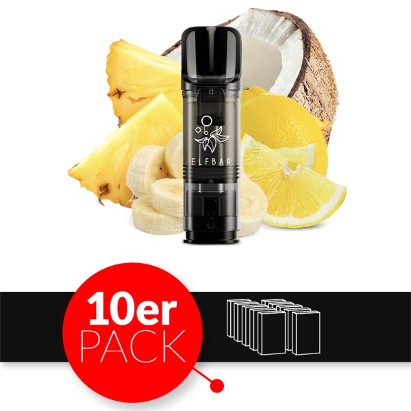 ELFBAR ELFA Liquid Pod 2er Pack (2 x 2ml) 20mg Nikotin - Tropical Fruit 10er Pack