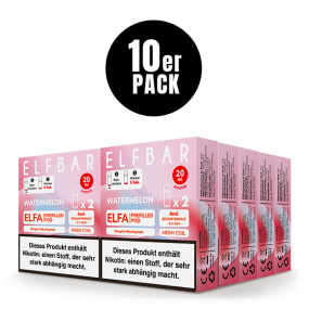 ELFBAR ELFA Liquid Pod 2er Pack (2 x 2ml) 20mg Nikotin - Watermelon 10er Pack