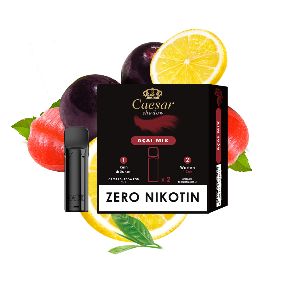 Caesar Shadow Liquid Pod NIKOTINFREI 2er Pack (2 x 2ml) - Acai Mix - , 8,90